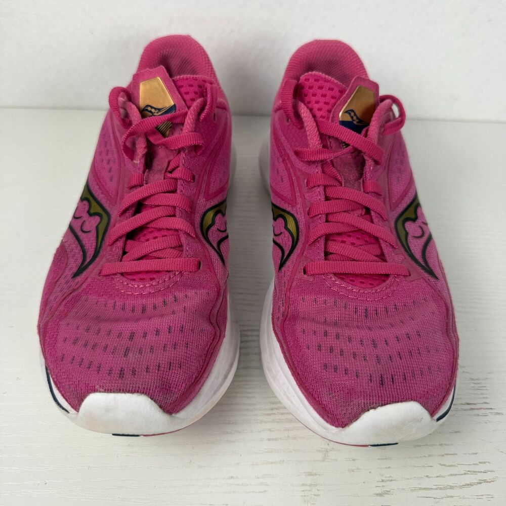 Saucony Women’s 7.5 Pink Pwrrun Running Shoes Sneakers S10723-40 Athletic